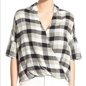 Madewell 'Courier' Drape Front Shirt